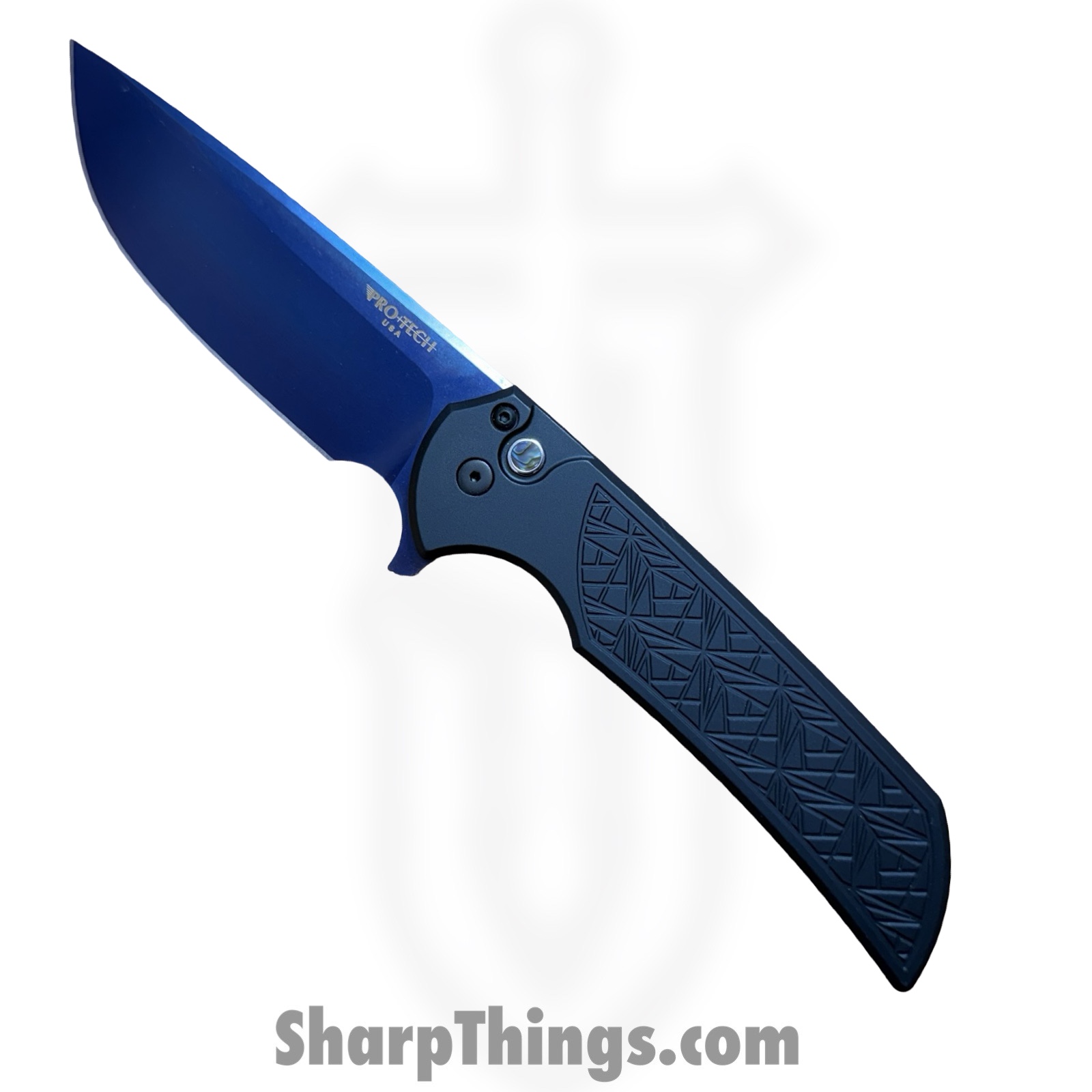 MX106SBNEXUS_1 ProTech - MX106-SB NEXUS - Mordax NEXUS - Folding Knife - CPM MagnaCut Sapphire Blue Drop Point - Aluminum - Black - Image 1