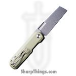 Vero Engineering - VeAvid2SWOD  - Avid 2 - Folding Knife - S45VN Stonewash Cleaver - G10 - OD Green - Image 2