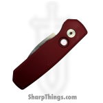 ProTech - R5300-LTD Red - Runt 5 - Automatic Knife - CPM MagnaCut Satin Wharncliffe - AlBroze - Red - Image 3