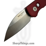 ProTech - R5300-LTD Red - Runt 5 - Automatic Knife - CPM MagnaCut Satin Wharncliffe - AlBroze - Red - Image 5