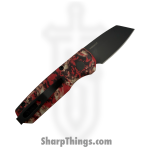 ProTech - R5403-CTC - Runt 5 - Automatic Knife - CPM MagnaCut DLC Reverse Tanto - Aluminum - Crimson Tiger Camo - Image 2