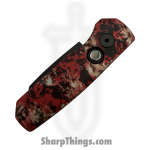 ProTech - R5403-CTC - Runt 5 - Automatic Knife - CPM MagnaCut DLC Reverse Tanto - Aluminum - Crimson Tiger Camo - Image 5