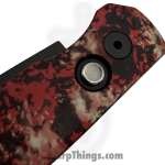 ProTech - R5403-CTC - Runt 5 - Automatic Knife - CPM MagnaCut DLC Reverse Tanto - Aluminum - Crimson Tiger Camo - Image 3