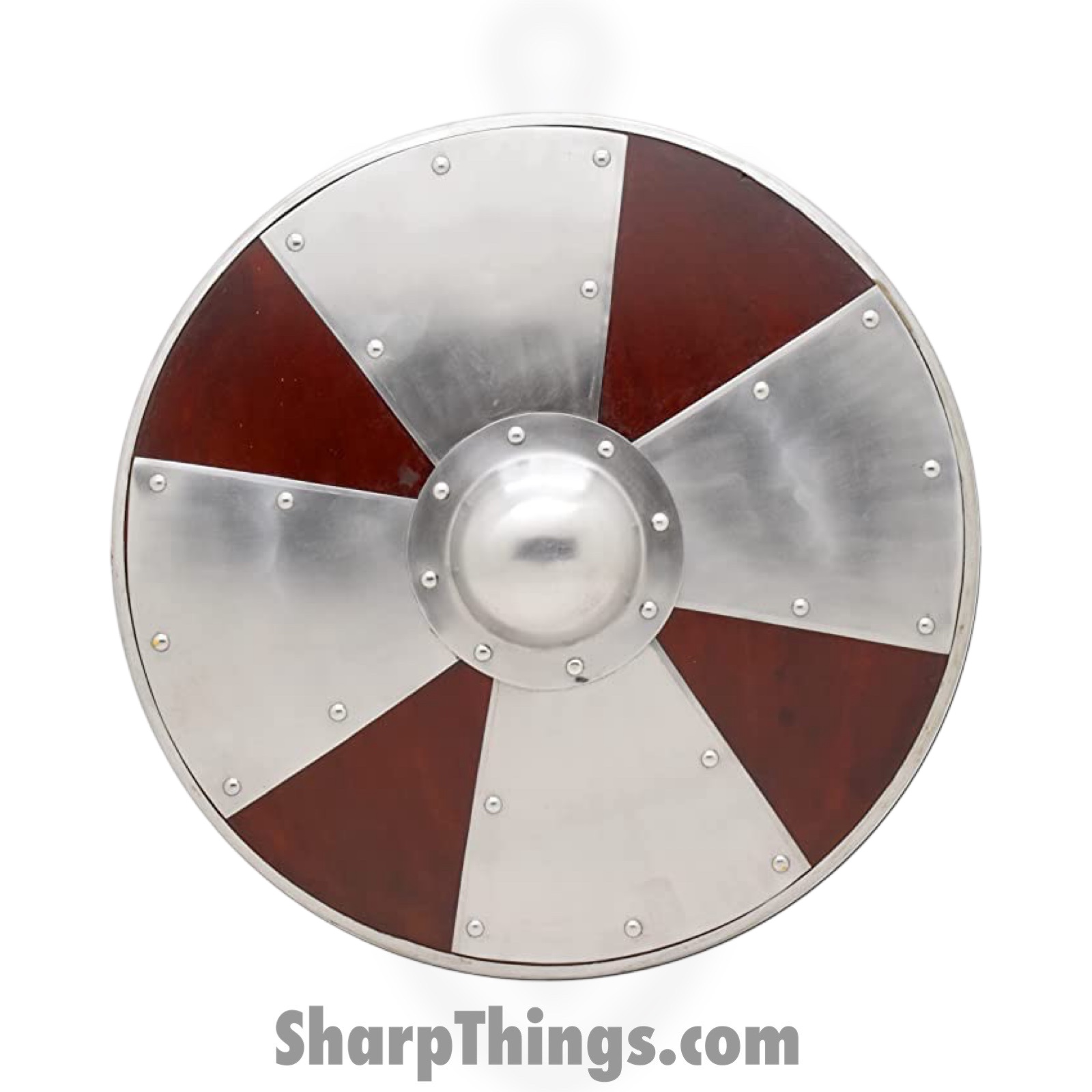 SH-002_1 VOC - SH-002 - Medieval Berserker Barbarian Shield - Wood - Multicolor - Image 1