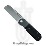 Vero Engineering - VeAvid2SWBK - Avid 2 - Folding Knife - S45VN Stonewash Cleaver - G10 - Grey / Black