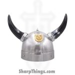 VOC - TC-80581A - 18g Steel Barbarian Helmet - Steel - Steel - Image 2