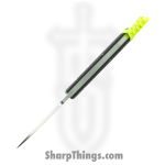 Jack Wolf Knives - TIMBE-01-G10-BLK-CH2 - Timber Jack - Folding Knife - 154CM Satin Drop Point - G10 - Black Cross Hatch 2 - Image 2