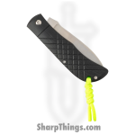 Jack Wolf Knives - TIMBE-01-G10-BLK-CH2 - Timber Jack - Folding Knife - 154CM Satin Drop Point - G10 - Black Cross Hatch 2 - Image 3