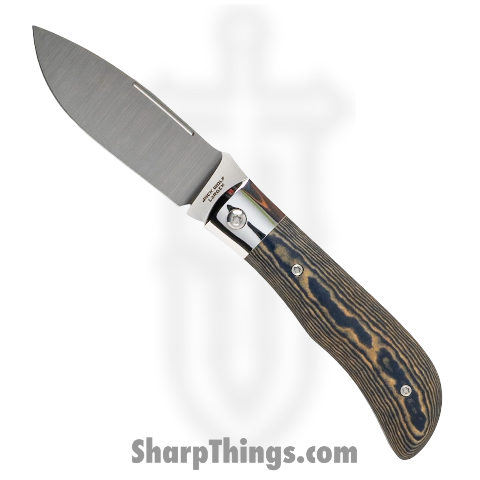 TIMB-01-RICH-MAP_1-1.png Jack Wolf Knives - TIMBE-01-RICH-MAP - Timber Jack - Folding Knife - 154CM Satin Drop Point - Richlite - Blue Canyon Maple Valley - Image 1