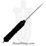 Takumitak - TKF101BK-CS - Nighthawk - Fixed Blade Knife - 3Cr13 SS Acid Etched Drop Point - Paracord Wrapped - Black - Image 4
