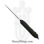 Takumitak - TKF101GN-CS - Nighthawk - Fixed Blade Knife - 3Cr13 SS Acid Etched Drop Point - Paracord Wrapped - OD Green - Image 2