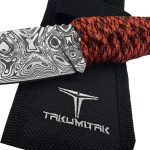 Takumitak - TKF101OR-CS - Nighthawk - Fixed Blade Knife - 3Cr13 SS Acid Etched Drop Point - Paracord Wrapped - Orange - Image 4