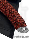 Takumitak - TKF101OR-CS - Nighthawk - Fixed Blade Knife - 3Cr13 SS Acid Etched Drop Point - Paracord Wrapped - Orange - Image 5