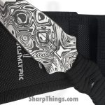 Takumitak - TKF102BK-CS - Defender - Fixed Blade Knife - 3Cr13 SS Acid Etched Spear Point - Paracord Wrapped - Black - Image 4
