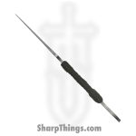 Takumitak - TKF102GN-CS - Defender - Fixed Blade Knife - 3Cr13 SS Acid Etched Spear Point - Paracord Wrapped - OD Green - Image 7