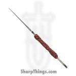 Takumitak - TKF102OR-CS - Defender - Fixed Blade Knife - 3Cr13 SS Acid Etched Spear Point - Paracord Wrapped - Orange - Image 3