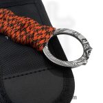 Takumitak - TKF102OR-CS - Defender - Fixed Blade Knife - 3Cr13 SS Acid Etched Spear Point - Paracord Wrapped - Orange - Image 5
