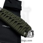 Takumitak - TKF103GN-CS - Takumi - Fixed Blade Knife - 3Cr13 SS Acid Etched Drop Point - Paracord Wrapped - OD Green - Image 7