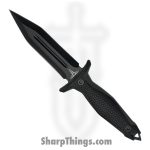 Takumitak - TKF303-CS - Protector - Fixed Blade Knife - 3Cr13 SS Coated Spear Point - FRN - Black