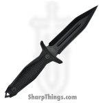 Takumitak - TKF303-CS - Protector - Fixed Blade Knife - 3Cr13 SS Coated Spear Point - FRN - Black - Image 2