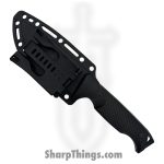 Takumitak - TKF304-CS - Easy Night - Fixed Blade Knife - 3Cr13 SS Coated Drop Point - FRN - Black - Image 5