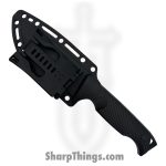 Takumitak - TKF304 - Easy Night - Fixed Blade Knife - 3Cr13 SS Coated Drop Point - FRN - Black - Image 5