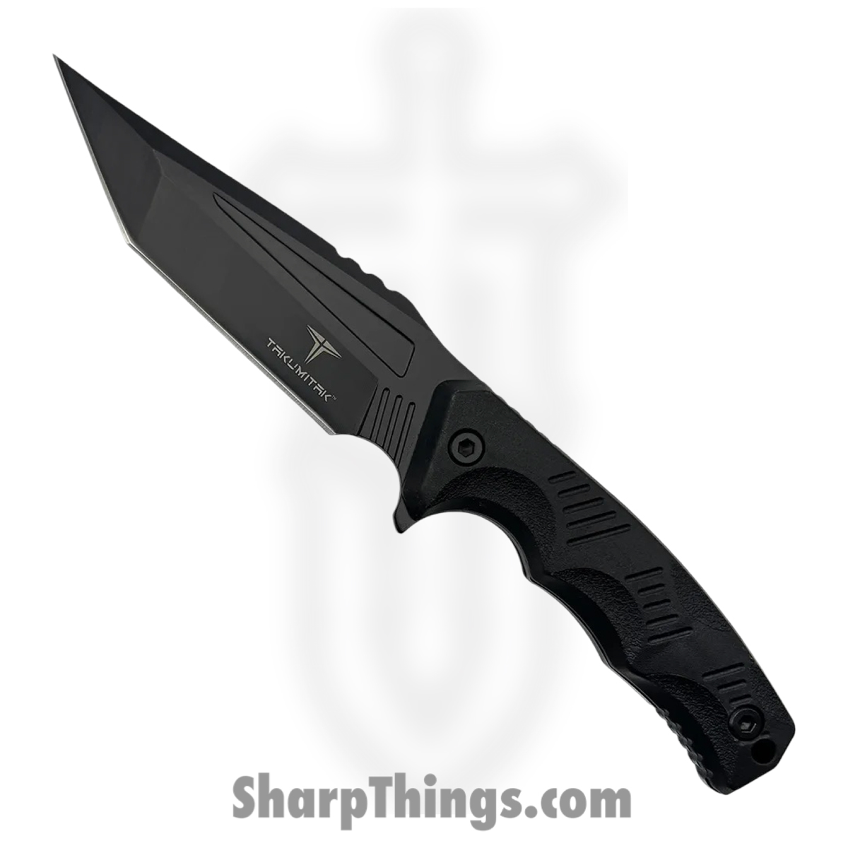 TKF305-CS_1.jpg Takumitak - TKF305-CS - Reaper - Fixed Blade Knife - 3Cr13 SS Coated Tanto - FRN - Black - Image 1