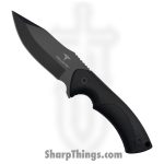 Takumitak - TKF306-CS - Fit - Fixed Blade Knife - 3Cr13 SS Coated Clip Point - FRN - Black