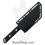 Takumitak - TKF315 - Hard End - Fixed Blade Knife - 3Cr13 SS Coated Tanto - 3cr13 - Black - Image 4