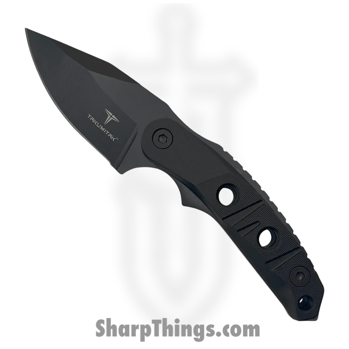 TKF3S03_1.jpg Takumitak - TKF3S03 - Golden Ratio - Fixed Blade Knife - 3Cr13 SS Coated Drop Point - FRN - Black - Image 1