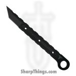 Takumitak - TKF3S05 - Utility - Fixed Blade Knife - 3Cr13 SS Coated Tanto - 3cr13 - Black