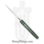 Takumitak - TKF501GN-CS - Bloodstrike - Fixed Blade Knife - 3Cr13 SS Acid Etched Tanto - Glow Resin - Green - Image 3
