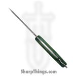 Takumitak - TKF502GN-CS - Takumi - Fixed Blade Knife - 3Cr13 SS Acid Etched Drop Point - Glow Resin - Green - Image 3