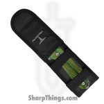 Takumitak - TKF502GN-CS - Takumi - Fixed Blade Knife - 3Cr13 SS Acid Etched Drop Point - Glow Resin - Green - Image 6