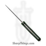 Takumitak - TKF503GN-CS - Protector - Fixed Blade Knife - 3Cr13 SS Acid Etched Spear Point - Glow Resin - Green - Image 3