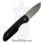 ProTech - VERO1211-NATURAL LINEN - Vero Synapse - Automatic Knife - CPM MagnaCut Stonewash Drop Point - Linen Micarta - Natural - Image 2