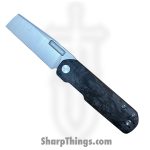 Vero Engineering - VeAvid1SAMCF - Avid 2 - Folding Knife - S45VN Satin Cleaver - MCF - Black
