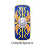 VOC - ROMAN-SHIELD-BL - Roman Armour Legion Scutum Shield - Wood - Red|Gold