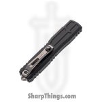 Microtech - 1120EX-10S - Ultratech EX-ZBP SS - OTF Auto - M390MK Stonewash Bayonet - Aluminum - Black - Image 4