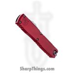 Microtech - 11214-10MR - Ultratech Gen IV - OTF Auto - M390MK Stonewash Drop Point - Aluminum - Merlot - Image 3