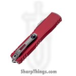 Microtech - 11214-10MR - Ultratech Gen IV - OTF Auto - M390MK Stonewash Drop Point - Aluminum - Merlot - Image 4