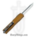 Microtech - 11234-10TA - Ultratech Gen IV - OTF Auto - M390MK Stonewash Tanto - Aluminum - Tan - Image 2