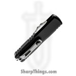 Microtech - 12314-10 - UTX-85 Gen IV - OTF Auto - M390MK Stonewash Drop Point - Aluminum - Black - Image 5