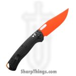 Benchmade - 15535OR-01 - Taggedout - Folding Knife - CPM MagnaCut Coated Clip Point - Carbon Fiber - Black Orange - Image 2
