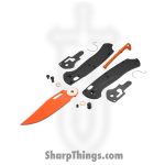 Benchmade - 15535OR-01 - Taggedout - Folding Knife - CPM MagnaCut Coated Clip Point - Carbon Fiber - Black Orange - Image 5