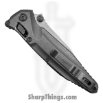 Microtech - 159RL-10SMS3 - Socom Delta - Folding Knife -  Stonewash Spear Point - Titanium - Silver Blue - Image 3