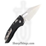 Microtech - 169RL-11FLGTBK - Stitch - Folding Knife - M390 Stonewash Spear Point - G10 - Black - Image 2