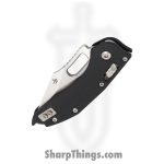 Microtech - 169RL-11FLGTBK - Stitch - Folding Knife - M390 Stonewash Spear Point - G10 - Black - Image 3
