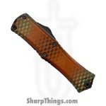 Microtech - 1702M-10RX51S - Hera II Mini - Signature Series - OTF Auto - X51 Series - M390MK Coated Dagger - Orange - Image 3