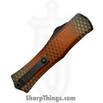 Microtech - 1702M-10RX51S - Hera II Mini - Signature Series - OTF Auto - X51 Series - M390MK Coated Dagger - Orange - Image 4